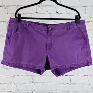 Arizona Jean Company 19 Purple Corduroy Shorts